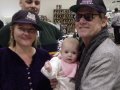 Here we have a snapshot of Sharon & Bill Sanderson, Bill is holding my daughter Zoe